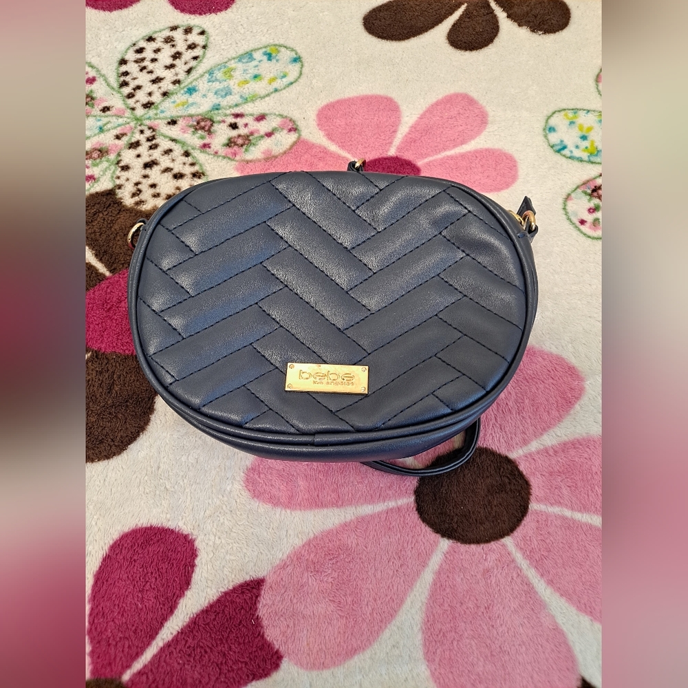 Bebe Navy Blue Cross body purse